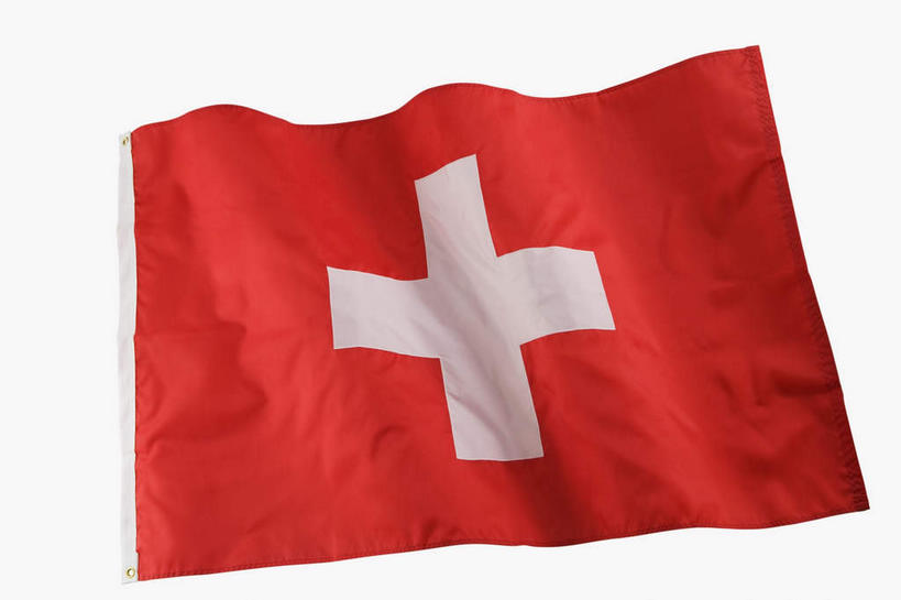无人,横图,俯视,室内,特写,白天,白色背景,静物,旗帜,国旗,瑞士,欧洲,一面,飘扬,十字架,红色,白色,摄影,影棚,飘逸,飞扬,中欧,瑞士国旗,瑞士联邦,旗,彩图,高角度拍摄,影棚拍摄,拍摄