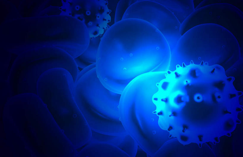 无人,横图,插画,室内,白天,正面,数码,科技,微生物,静物,阴影,黑色背景,发光,网络,血球,医学,高光,几何,计算机图形,合成,图画,画,蓝色,生物,人体,电脑合成图,数码合成图,医疗,生物学,血细胞,血小板,漫画,生理学,写实,具体,具象,寄生,生命体,彩图