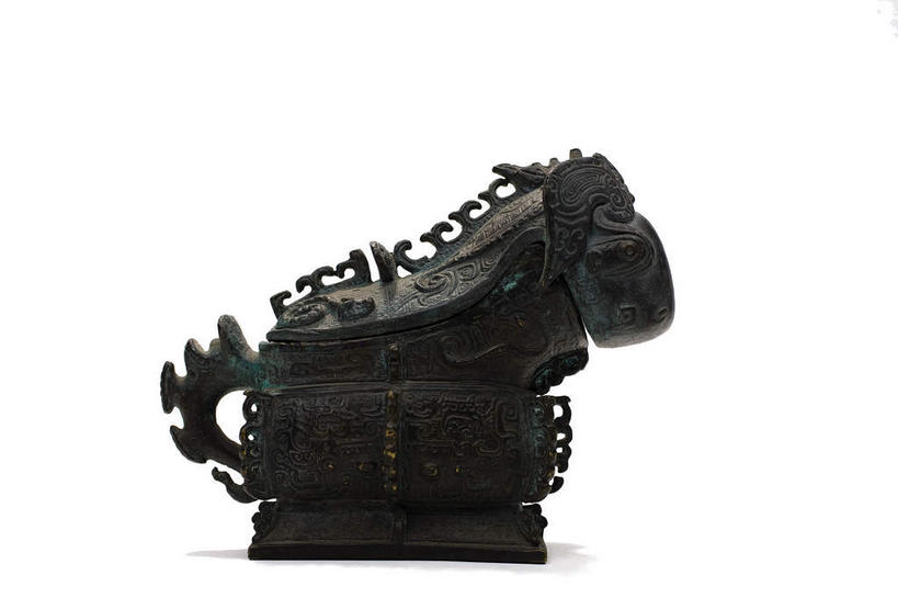 无人,横图,室内,特写,白天,白色背景,正面,静物,杯子,金属制品,金属,一个,酒杯,摄影,影棚,单个,摄影棚,青铜,青铜器,彩图,影棚拍摄,拍摄,青铜制品,觥