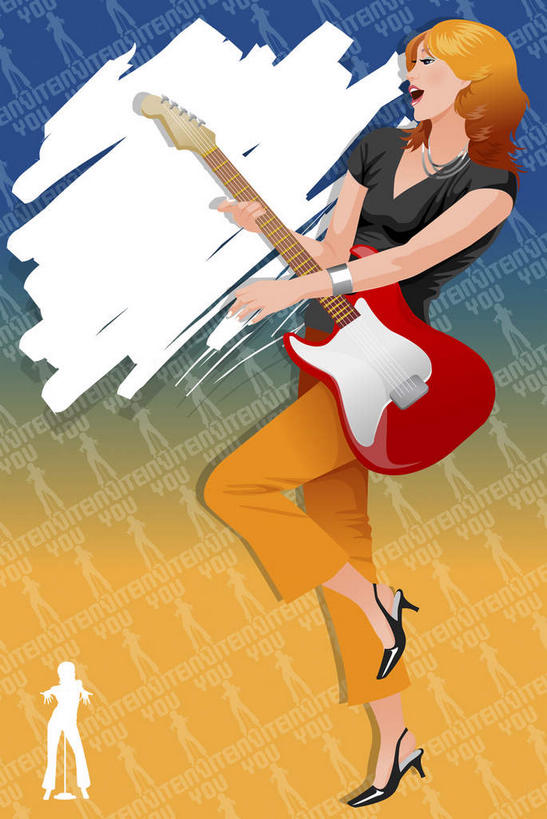 西方人,一个人,无人,站,抱,竖图,插画,室内,白天,侧面,数码,科技,欧洲,欧洲人,仅一个年轻女性,仅一个女性,仅一个人,阴影,服装,网络,吉他,乐器,弦乐器,高光,几何,计算机图形,弹奏,合成,图画,注视,休闲装,画,衣服,观察,看,站着,休闲,休闲服,服饰,抱着,观看,电脑合成图,数码合成图,察看,搂着,关注,弹拨弦鸣乐器,漫画,写实,具体,具象,年轻女性,女人,女性,白种人,搂,搂抱,站立,彩图,全身,弹拨弦乐器