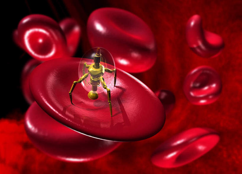 无人,横图,插画,室内,特写,白天,正面,机器,技术,数码,科技,静物,许多,阴影,黑色背景,科学,网络,红血球,医学,细胞,高光,几何,计算机图形,合成,图画,画,一个,红色,机械,人体,单个,电脑合成图,数码合成图,生物学,血细胞,机器人,漫画,生理学,写实,具体,具象,红细胞,纳米机器人,纳米技术,彩图