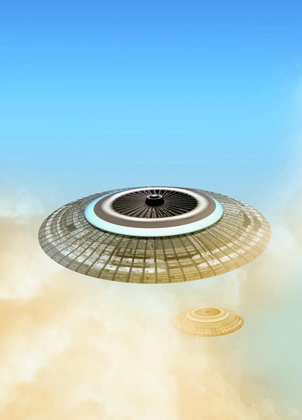 无人,竖图,室内,特写,白天,正面,数码,科技,飞翔,阴影,透明,飞行,网络,高光,几何,计算机图形,翱翔,合成,飞,两个,蓝色,飞碟,电脑合成图,数码合成图,写实,具体,具象,理智,沉静,冷色,高深,冷淡,不明飞行物,彩图