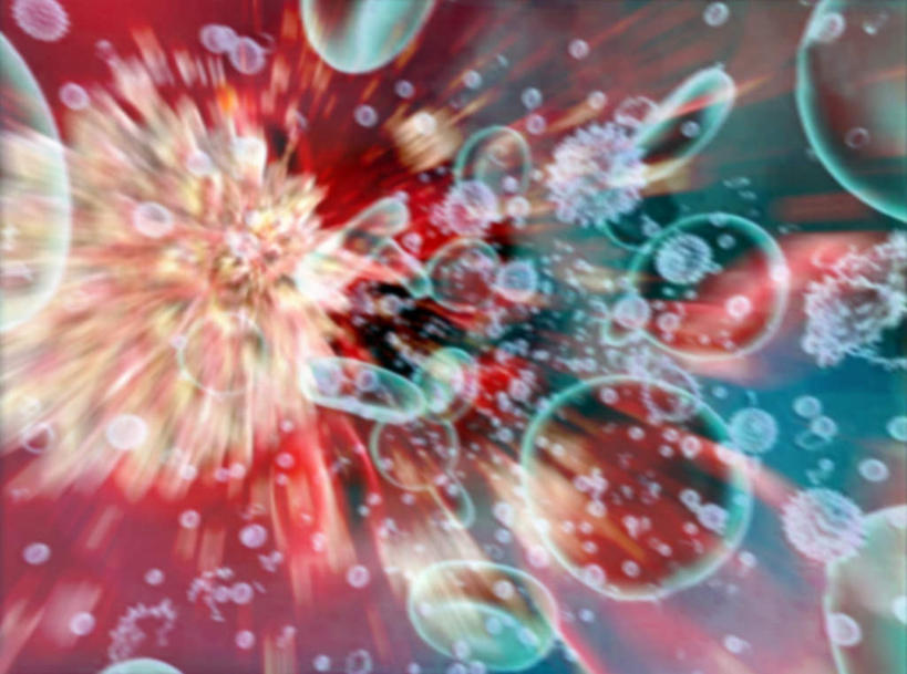 无人,横图,插画,室内,白天,正面,数码,科技,微生物,阴影,网络,医学,细胞,高光,几何,计算机图形,合成,图画,画,生物,电脑合成图,数码合成图,医疗,病毒,生物学,漫画,写实,具体,具象,寄生,甲型流感病毒,生命体,生物病毒,流感病毒,A型流感病毒,彩图