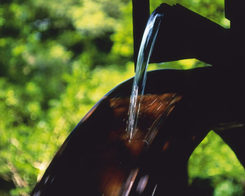 无人,横图,室外,特写,白天,正面,水,植物,阴影,飞溅,朦胧,模糊,溅,光线,液体,影子,流水,水滴,水珠,树,树木,绿色,阳光,自然,生长,成长,优雅,静谧,喷洒,彩图