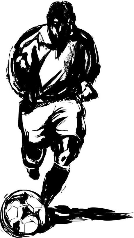 东方人,一个人,无人,跑,竖图,黑白,插画,室内,白天,白色背景,正面,运动服,数码,科技,足球,亚洲,仅一个男性,仅一个人,阴影,服装,艺术,网络,足球装备,高光,几何,计算机图形,合成,图画,注视,黄种人,文化,运动器械,画,仅一个年轻男性,衣服,观察,看,健身器械,服饰,观看,电脑合成图,数码合成图,察看,衣着,穿着,关注,健身器材,漫画,素描,写实,具体,具象,蹴鞠,衣饰,足球运动,男人,男性,年轻男性,亚洲人,跑步,全身,钢笔画,运动器材,运动装