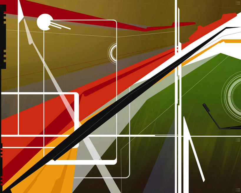 无人,横图,室内,白天,正面,抽象,数码,科技,阴影,灰色背景,弯曲,曲线,网络,线条,高光,几何,计算机图形,合成,红色,绿色,黑色,夸张,电脑合成图,数码合成图,创造,三维,想象,深奥,3D图形,三维图形,彩图