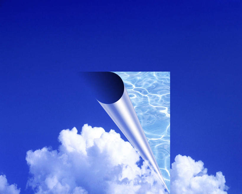 无人,横图,室内,白天,仰视,旅游,度假,数码,科技,美景,翻卷,阴影,弯曲,卷曲,网络,景观,云,云朵,高光,几何,计算机图形,合成,云彩,娱乐,蓝色,白云,蓝天,天空,自然,天,享受,休闲,景色,放松,锡纸,晴朗,电脑合成图,数码合成图,自然风光,写实,具体,具象,晴空,彩图,低角度拍摄