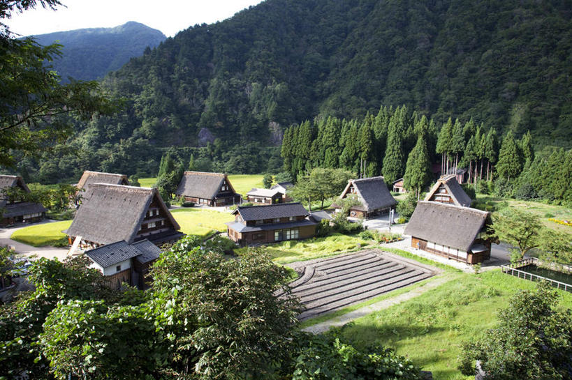 无人,家,横图,俯视,室外,白天,旅游,度假,草地,美景,山,树林,植物,富山县,日本,亚洲,许多,房屋,屋子,草屋,景观,山峰,山峦,娱乐,住宅,草,树,树木,蓝色,绿色,蓝天,天空,自然,茅草屋,天,享受,休闲,景色,放松,生长,晴朗,成长,自然风光,东亚,本州,万里无云,本州岛,日本国,中部地方,富山,晴空,晴空万里,彩图,高角度拍摄,房子,茅舍,茅屋,小屋