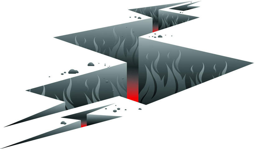 无人,横图,插画,室内,白天,正面,热情,数码,科技,火,阴影,网络,火焰,高光,几何,计算机图形,燃烧,合成,图画,画,电脑合成图,数码合成图,地狱,灾难,漫画,写实,具体,具象,劫难,磨难,灾祸,彩图,灾害