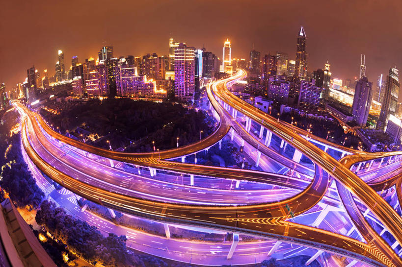 无人,高楼大厦,交叉,横图,俯视,航拍,室外,夜晚,长时间曝光,度假,美景,城市风光,标志建筑,城市,大厦,道路,地标,建筑,立交桥,路,摩天大楼,夜景,公路,上海,中国,亚洲,阴影,光线,影子,景观,高架,建筑群,灯光,交通,娱乐,建设,享受,休闲,景色,放松,申,鸟瞰,曝光,高架桥,东亚,上海市,高架道路,跨线桥,中华人民共和国,沪,华东地区,相交,交集,立体交叉桥,彩图,高角度拍摄,大楼,高层建筑,高楼,摩天楼