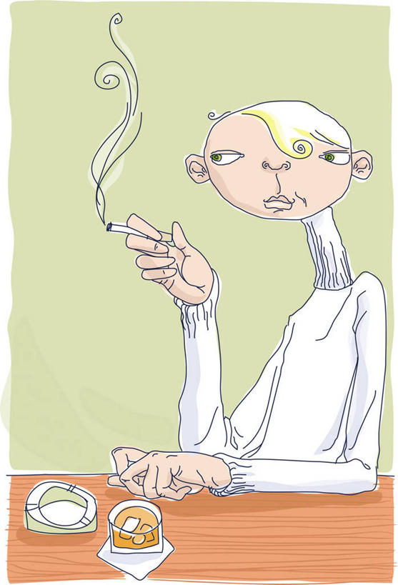 西方人,一个人,无人,坐,吸烟,竖图,插画,室内,白天,正面,毛衣,数码,科技,餐桌,桌子,香烟,欧洲,欧洲人,仅一个男性,仅一个人,仅一个中年男性,握,阴影,反射,网络,影子,塑料,高光,几何,计算机图形,拿,合成,图画,拿着,注视,画,白色,塑料制品,观察,看,烟,握着,餐台,观看,烟灰缸,电脑合成图,数码合成图,察看,合成图,关注,线衫,漫画,写实,具体,具象,烟碟,烟盅,毛线衣,绒线衣,男人,男性,中年男性,白种人,卷烟,烟草,纸烟,烟缸,抽烟,坐着,半身,彩图,绒衣,套衫,套头毛衣,线衣