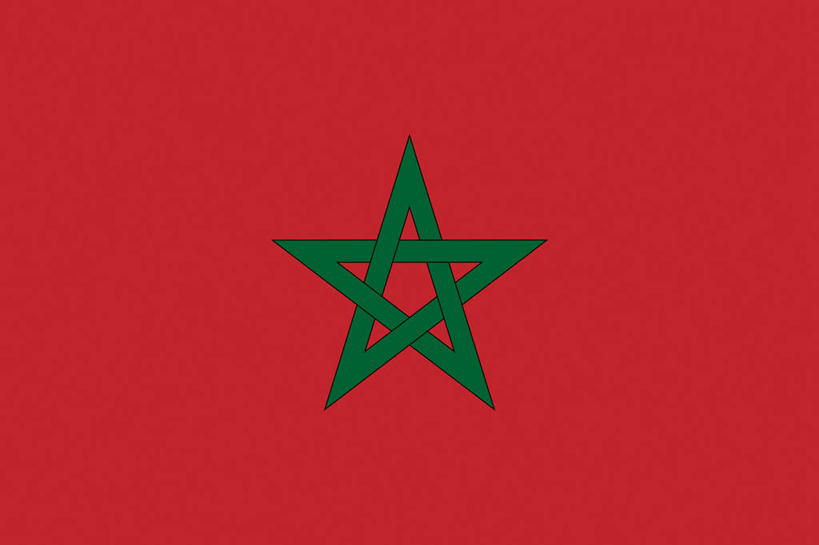 无人,横图,室内,特写,白天,正面,静物,旗帜,国旗,一面,星星,一颗,红色,绿色,星形,五角形,旗,五角星,彩图,摩洛哥国旗