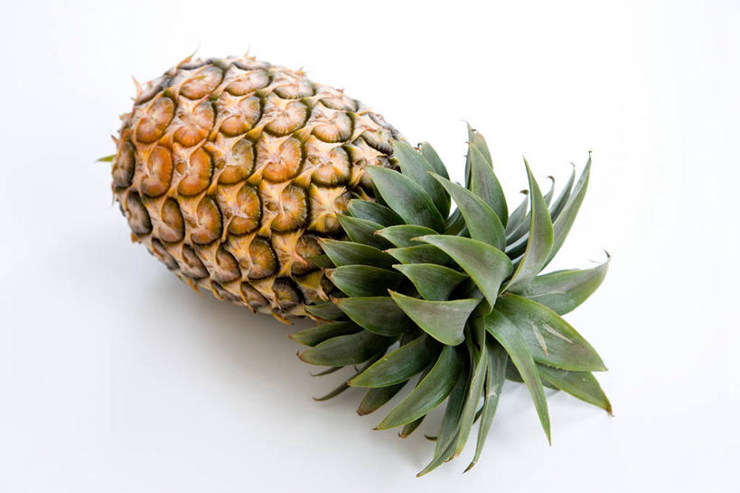 无人,横图,俯视,室内,特写,白天,白色背景,菠萝,水果,阴影,新鲜,反射,影子,生食,食品,果实,食物,一个,摄影,有机食品,绿色食品,影棚,单个,凤梨,彩图,高角度拍摄,影棚拍摄,拍摄