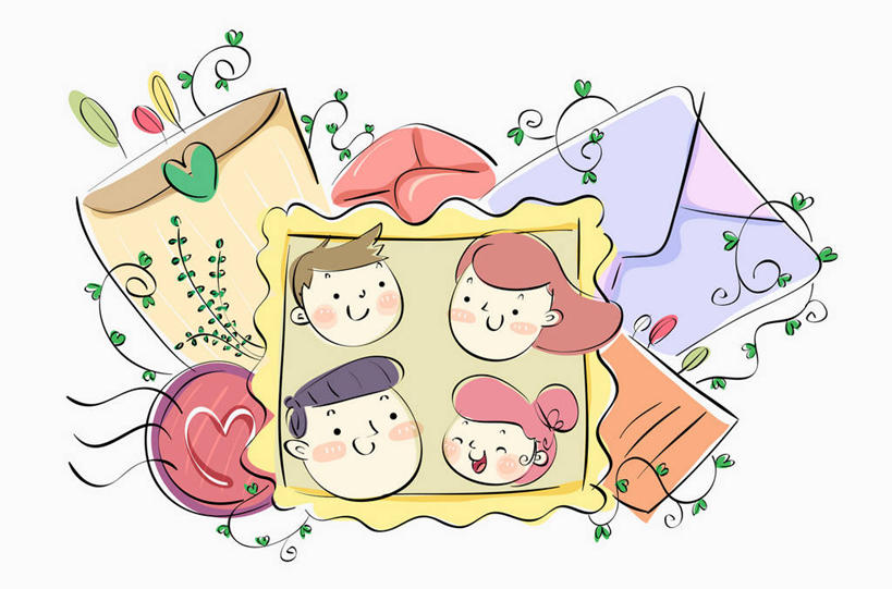 东方人,儿童,无人,四个人,家庭,夫妻,母亲,父亲,女儿,儿子,笑,微笑,露齿笑,横图,插画,室内,白天,白色背景,正面,爱情,纯洁,数码,科技,亚洲,阴影,传递,网络,信息,邮件,纸,稿纸,信纸,纸张,高光,几何,计算机图形,浪漫,联系,合成,图画,注视,黄种人,画,小孩,便签纸,观察,看,温暖,温馨,父女,父子,母女,母子,一家人,恩爱,父爱,可爱,母爱,童年,童趣,联络,邮递,恋人,通信,信件,观看,证明,电脑合成图,数码合成图,和睦,察看,合成图,关注,邮票,漫画,邮政,童真,烂漫,无邪,写实,具体,具象,天真,男孩,男人,男性,年轻男性,年轻女性,女孩,女人,女性,亚洲人,孩子,年轻人,夫妇,情侣,半身,彩图,速写纸,文稿纸,演算纸,邮资凭证,伴侣,融洽,男生,女生