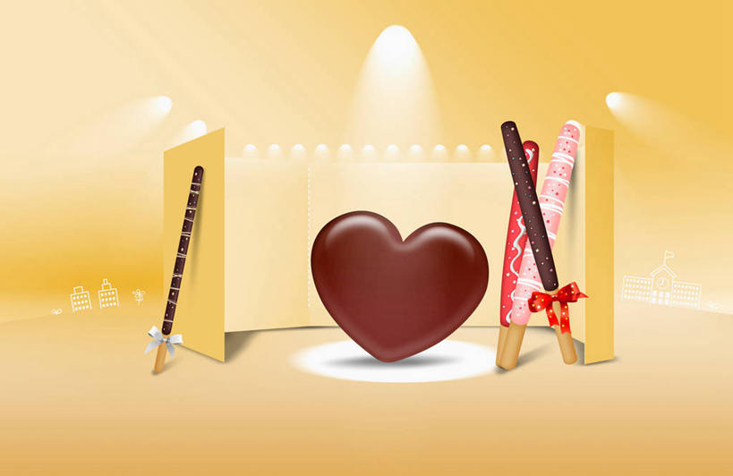 点心,无人,家,横图,插画,室内,白天,正面,爱情,数码,科技,阴影,黄色背景,爱心,光线,网络,影子,房屋,墙,屋子,公寓,灯光,食品,糖,糖果,甜点,甜品,高光,几何,计算机图形,浪漫,合成,图画,洋房,楼房,墙壁,墙面,住宅,画,食物,甜食,零食,巧克力,日式,温暖,温馨,心形,恩爱,朱古力,电脑合成图,数码合成图,和睦,合成图,漫画,写实,具体,具象,百奇,心型,彩图,房子,融洽