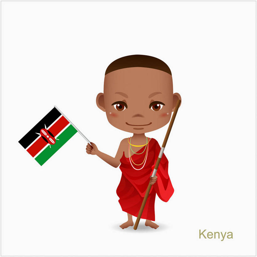 西方人,儿童,一个人,无人,站,方图,插画,室内,白天,白色背景,正面,民族服装,纯洁,数码,科技,旗帜,国旗,欧洲,非洲,黑人,欧洲人,仅一个男性,仅一个人,一面,握,阴影,服装,网络,英文,标志,文字,字符,字母,高光,几何,计算机图形,拿,合成,图画,拿着,注视,标识,画,小孩,衣服,红色,观察,看,站着,仅一个小孩,可爱,童年,童趣,握着,服饰,观看,英文字母,电脑合成图,数码合成图,察看,衣着,合成图,穿着,关注,漫画,童真,烂漫,无邪,写实,具体,具象,衣饰,天真,男孩,男人,男性,非洲人,孩子,旗,站立,彩图,全身,传统服装,民俗服,肯尼亚国旗,男生