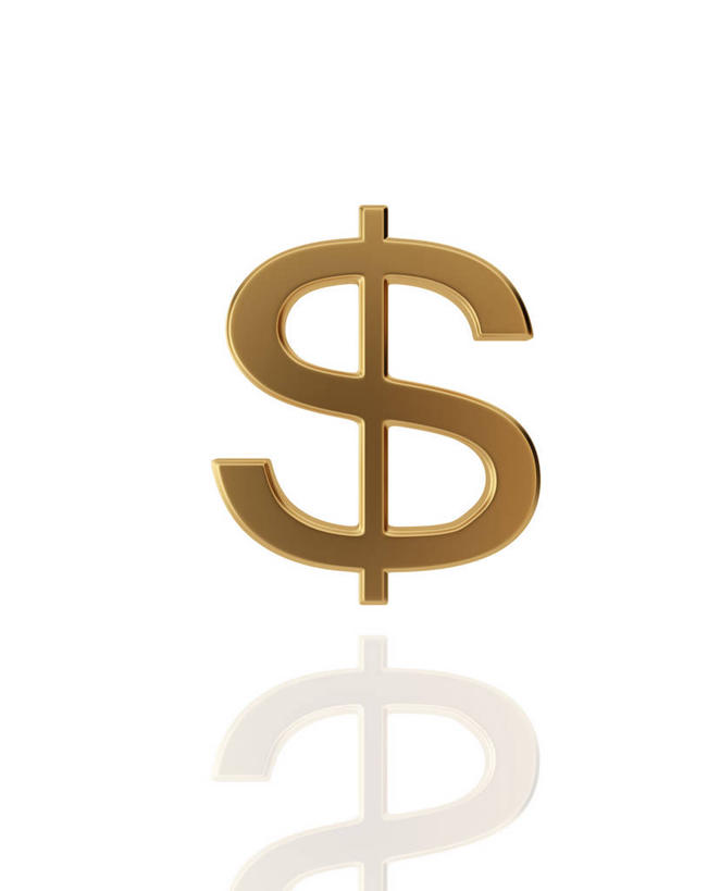 无人,竖图,室内,特写,白天,白色背景,正面,静物,阴影,反射,标志,文字,影子,标识,一个,金色,摄影,影棚,单个,美元符号,彩图,影棚拍摄,拍摄