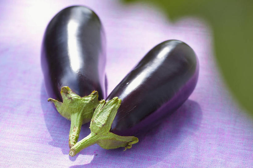 无人,横图,俯视,室内,特写,白天,桌面,桌子,茄子,蔬菜,阴影,朦胧,模糊,新鲜,反射,木制,影子,食品,食物,两个,紫色,木制品,有机食品,绿色食品,落苏,酪酥,昆仑瓜,矮瓜,彩图,高角度拍摄