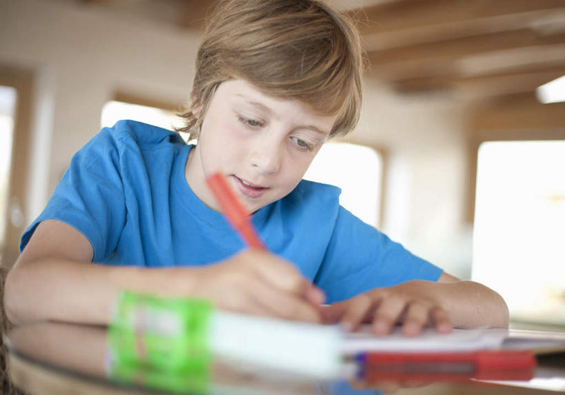 西方人,儿童,一个人,坐,横图,室内,白天,正面,T恤衫,纯洁,窗户,桌面,桌子,书籍,欧洲,欧洲人,仅一个男性,仅一个人,握,写字,学习,服装,朦胧,模糊,笔,墙,棕色,办公用品,记事本,拿,T恤,拿着,注视,休闲装,书桌,玻璃窗,墙壁,墙面,文具,小孩,衣服,蓝色,本子,笔记本,课桌,学习用品,观察,看,仅一个小孩,休闲,休闲服,可爱,童年,童趣,握着,服饰,观看,文具用品,察看,书写,关注,童真,烂漫,无邪,天真,男孩,男人,男性,白种人,孩子,书,图书,坐着,半身,彩图,短发,男生