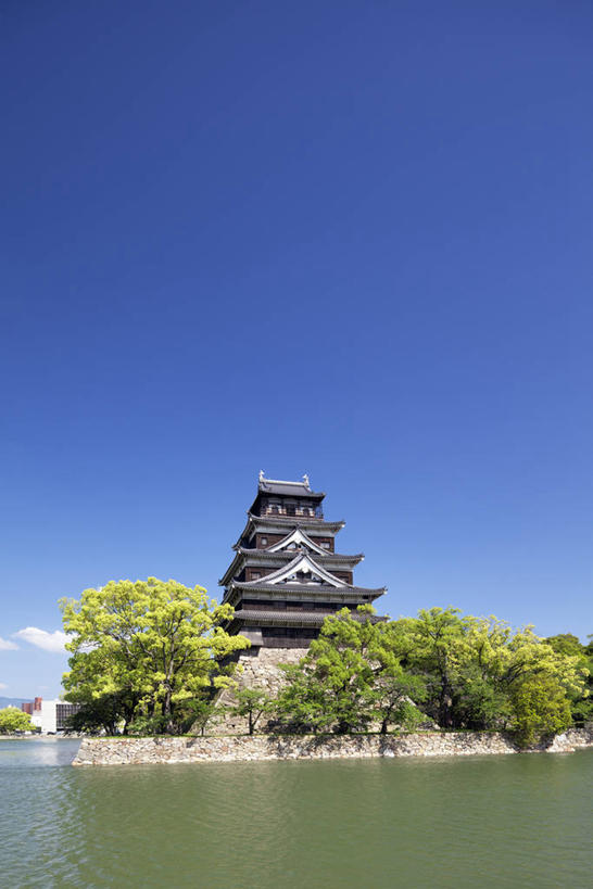 无人,竖图,室外,白天,正面,旅游,度假,河流,名胜古迹,水,植物,标志建筑,地标,建筑,广岛县,日本,亚洲,阴影,波纹,遗迹,光线,影子,堡垒,城堡,河水,水流,涟漪,古迹,文物,娱乐,建设,古建筑,树,树木,蓝色,绿色,倒影,蓝天,水纹,天空,阳光,自然,波浪,天,享受,休闲,旅游胜地,放松,生长,晴朗,成长,倒映,要塞,古文明,东亚,本州,万里无云,本州岛,日本国,广岛,広岛,水晕,中国地方,县厅,反照,广岛市区,広岛市,设防,晴空,晴空万里,彩图,鲤城,广岛城