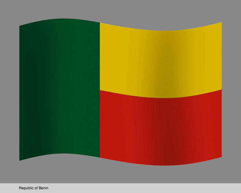 无人,横图,插画,室内,白天,正面,数码,科技,旗帜,国旗,非洲,贝宁,一面,阴影,灰色背景,曲折,弯曲,光线,网络,格子,影子,高光,几何,计算机图形,合成,图画,画,一个,黄色,红色,绿色,蜿蜒,单个,电脑合成图,数码合成图,漫画,写实,具体,具象,阿非利加洲,贝宁共和国,旗,彩图