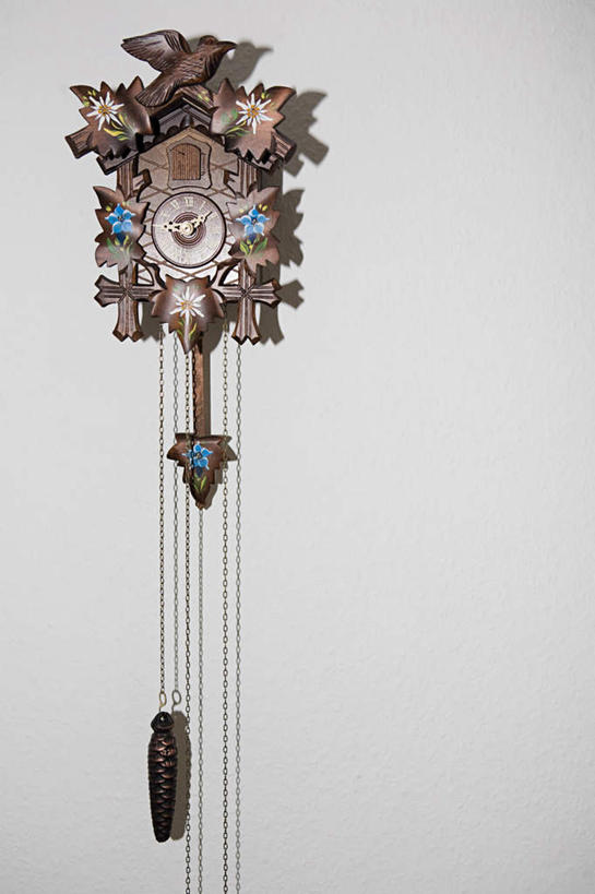 无人,竖图,室内,特写,白天,白色背景,正面,静物,时间,时钟,计时,钟表,表,摄影,影棚,布谷鸟钟,咕咕钟,钟,彩图,影棚拍摄,拍摄