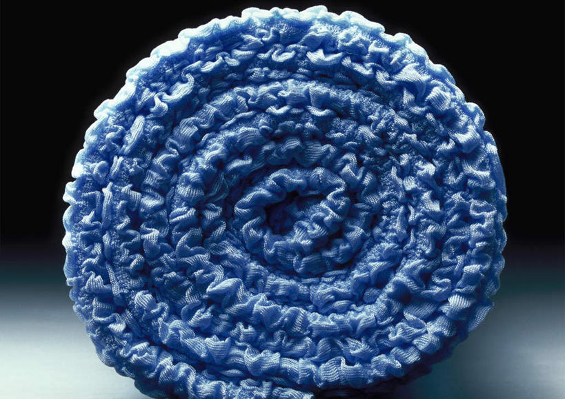 无人,横图,室内,特写,白天,正面,纺织品,一条,黑色背景,朦胧,模糊,布,织物,纺织,蓝色,摄影,影棚,卷,漩涡形,彩图,影棚拍摄,拍摄