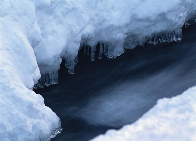 无人,横图,俯视,室外,白天,旅游,度假,河流,美景,水,雪,大雪,日本,亚洲,河水,积雪,景观,水流,雪景,冬天,冰柱,娱乐,自然,享受,休闲,景色,放松,自然风光,东亚,本州,本州岛,日本国,东北地方,福岛,福岛县,彩图,高角度拍摄