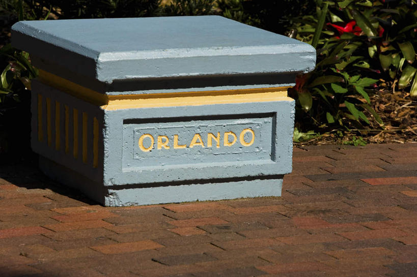 无人,横图,室外,白天,正面,旅游,度假,美景,植物,道路,路,美国,阴影,光线,英文,标志,文字,影子,字符,字母,景观,小路,交通,娱乐,标识,绿色,阳光,自然,享受,休闲,景色,放松,生长,成长,英文字母,北美,北美洲,自然风光,美洲,佛罗里达,奥兰多,佛罗里达州,佛州,阳光州,北亚美利加洲,亚美利加洲,奥兰多市,彩图