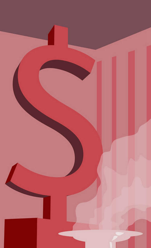 无人,竖图,插画,室内,白天,正面,数码,科技,阴影,网络,标志,字符,字母,墙,烟雾,高光,几何,计算机图形,合成,图画,标识,墙壁,墙面,画,一个,单个,电脑合成图,数码合成图,合成图,漫画,写实,具体,具象,美元符号,彩图