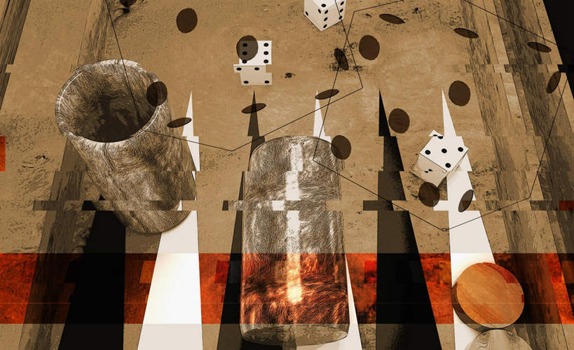 无人,横图,插画,室内,特写,白天,正面,游戏,快乐,赌博,贪欲,比赛,竞争,数码,科技,桌面,桌子,玩具,阴影,网络,木制,骰子,高光,几何,计算机图形,玩,合成,图画,娱乐,刺激,画,木制品,休闲,棋盘,活动,电脑合成图,数码合成图,合成图,发泄,消遣,智力,赌具,漫画,双陆棋,色子,投机,侥幸,欲望,投子,写实,具体,具象,宣泄,双陆,玩耍,嬉戏,彩图,胜负,输赢