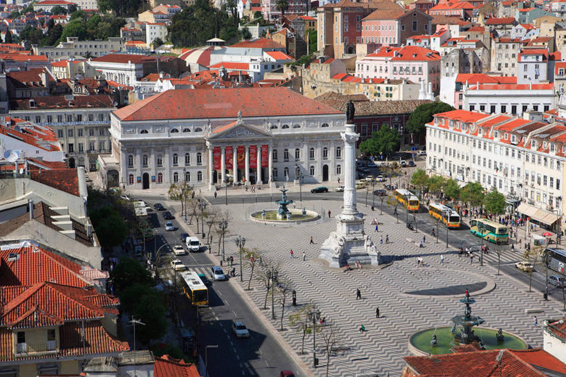 无人,家,横图,方图,室外,白天,建筑,雕塑,葡萄牙,欧洲,雕像,房屋,屋顶,城镇,首都,图像,里斯本,风景,地标建筑,角度,摄影,建造,都市风光,上装,彩图,旅行