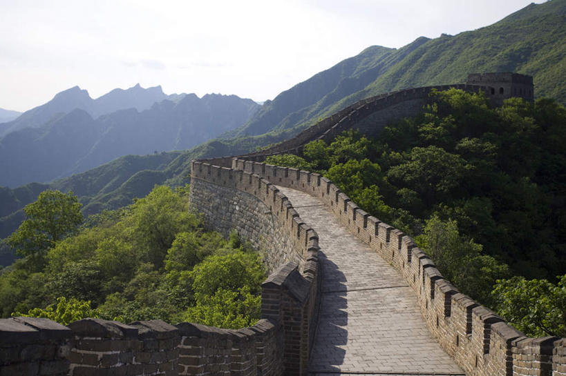 无人,横图,室外,白天,山,建筑,北京,长城,中国,亚洲,历史,城墙,地标建筑,摄影,宁静,中国文化,东亚,古代文明,慕田峪长城,彩图,传统文化