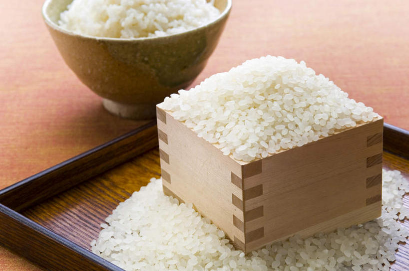 无人,横图,静物,许多,日本文化,木制,白米,谷物,生食,日本料理,食品,米,很多,饮食,盒子,碗,摄影,堆,简单,清新,健康食物,纯净,彩图