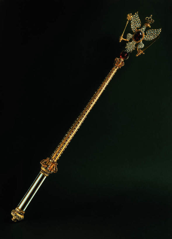 无人,横图,室内,白天,正面,绘画,纯洁,油画,黑色背景,艺术,银色,古典,文化,一个,工艺品,品味,信仰,单个,美术,高雅,高贵,和平,美学,雅致,地位,权力,符节,节钺,节杖,彩图