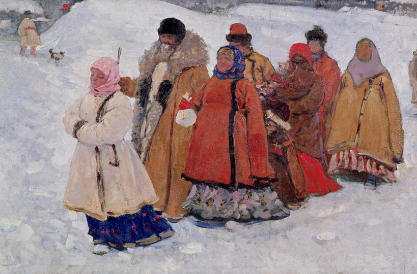 西方人,无人,家庭,站,走,横图,室内,白天,正面,绘画,雪,大雪,帽子,油画,欧洲,欧洲人,握,服装,艺术,头巾,积雪,雪景,冬季,冬天,许多人,古典,拿,拿着,文化,衣服,工艺品,品味,站着,一群人,温暖,温馨,一家人,寒冷,握着,服饰,美术,和睦,高雅,厚重,衣着,穿着,美学,棉帽,严寒,衣饰,男人,男性,年轻男性,年轻女性,女人,女性,白种人,步行,散步,站立,走路,彩图,全身,融洽
