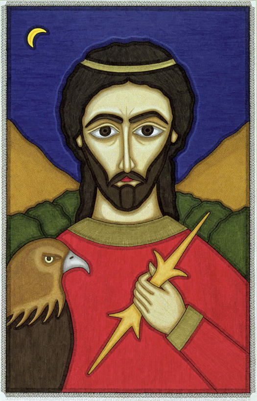 西方人,胡须,一个人,无人,站,竖图,室内,夜晚,正面,民族服装,绘画,鸟,野生动物,鹰,油画,欧洲,欧洲人,仅一个男性,仅一个人,仅一个中年男性,握,艺术,鸟类,头饰,月亮,月光,古典,拿,拿着,注视,文化,一个,一只,黄色,红色,黑色,动物,工艺品,观察,看,品味,站着,握着,宗教,单个,观看,明亮,美术,木星,察看,高雅,基督,基督教,关注,天主教,耶稣,凶猛,鸢,救世主,美学,皎洁,基利斯督,弥赛亚,默西亚,残暴,凶残,男人,男性,中年男性,白种人,胡子,络腮胡,老鹰,站立,半身,彩图,传统服装,民俗服