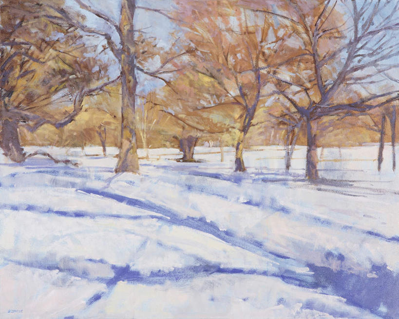 无人,横图,室内,白天,正面,绘画,森林,树林,雪,植物,大雪,油画,英国,欧洲,阴影,艺术,光线,影子,积雪,雪景,冬季,冬天,古典,文化,树,树木,蓝色,绿色,蓝天,天空,阳光,自然,工艺品,天,品味,寒冷,生长,晴朗,成长,美术,高雅,西欧,大不列颠,大不列颠及北爱尔兰联合王国,万里无云,里士满,美学,严寒,大不列颠联合王国,日不落英帝国,晴空,晴空万里,彩图