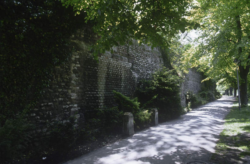 无人,横图,室外,白天,正面,度假,草地,草坪,石头,美景,植物,城市风光,城市,道路,路,德国,欧洲,阴影,光线,石子,影子,墙,景观,小路,交通,娱乐,墙壁,墙面,草,树,树木,绿色,阳光,自然,享受,休闲,景色,放松,生长,成长,怀旧,西欧,德意志联邦共和国,石块,岩石,彩图,念旧
