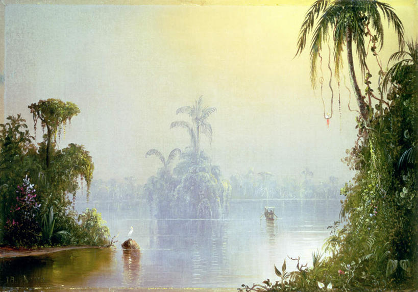 无人,横图,室内,白天,正面,旅游,度假,绘画,河流,美景,水,植物,雾,棕榈树,鸟,叶子,油画,波纹,朦胧,模糊,艺术,鸟类,河水,景观,水流,绿叶,涟漪,古典,文化,娱乐,树,树木,绿色,倒影,水纹,自然,工艺品,波浪,品味,享受,休闲,嫩叶,景色,放松,生长,成长,美术,迷雾,鹳,倒映,高雅,自然风光,白鹳,棕榈叶,水晕,美学,反照,叶,叶片,大雾,彩图,全身