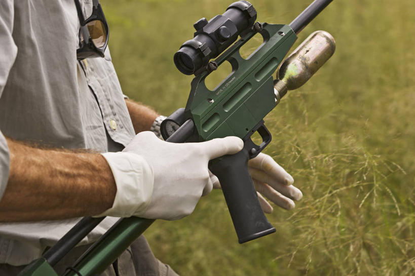 成年人,中年人,一个人,横图,室外,白天,技术,博茨瓦纳,仅一个男性,仅一个人,仅一个中年男性,科学,枪支,白色,摄影,工程,来福枪,奥卡万戈三角洲,男人,男性,中年男性,彩图