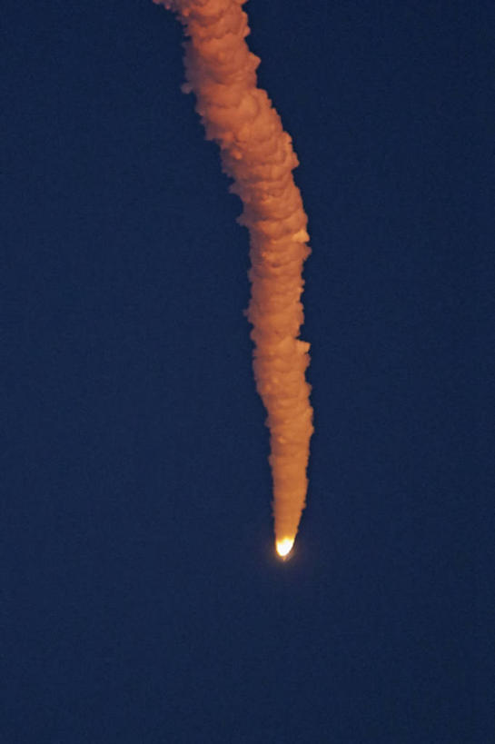 无人,竖图,室外,白天,美国,起飞,太空,烟,摄影,北美,北美洲,噪声,美洲,佛罗里达,佛罗里达州,佛州,阳光州,肯尼迪航天中心,北亚美利加洲,亚美利加洲,空气污染,迈雷特岛国家野生动物保护区,梅里特岛,彩图,美利坚合众国