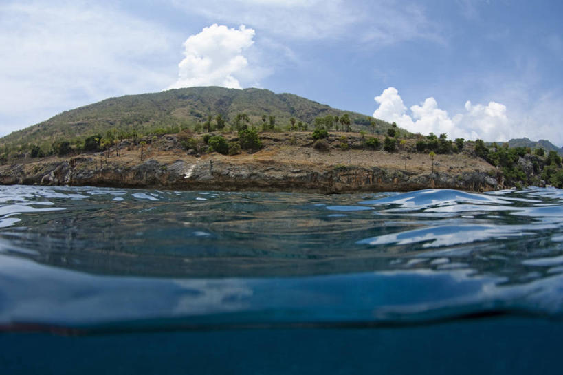 无人,横图,室外,白天,海洋,山,水,地形,摄影,热带气候,海岬,彩图,旅行,东帝汶民主共和国