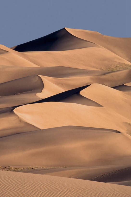 无人,竖图,室外,白天,沙漠,美国,波纹,沙子,地形,沙丘,折叠,宏伟,自然,摄影,徽章,北美,北美洲,美洲,干的,科罗拉多州,北亚美利加洲,亚美利加洲,大沙丘国家公园,式样,地质学,彩图,美利坚合众国