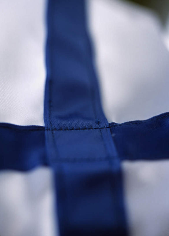 无人,交叉,竖图,室外,白天,正面,旗帜,国旗,欧洲,芬兰,布,布纹,蓝色,白色,治疗,缝纫,十字,布匹,医疗,北欧,身份,相交,交集,芬兰共和国,旗,彩图