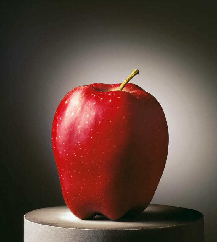 无人,竖图,室内,特写,白天,正面,苹果,水果,阴影,灰色背景,新鲜,光线,影子,生食,食品,果实,蛇果,食物,一个,红色,摄影,有机食品,绿色食品,影棚,单个,红元帅,彩图,影棚拍摄,拍摄
