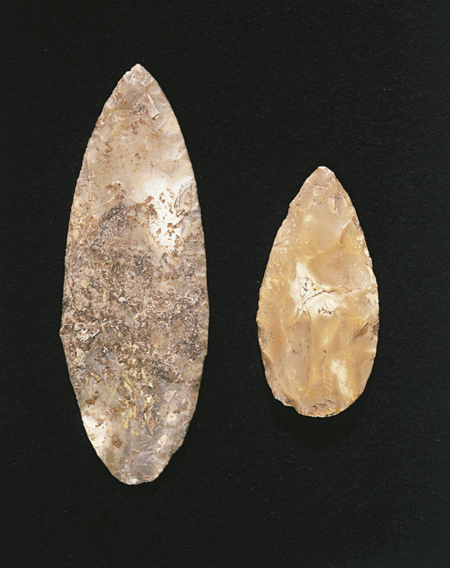 无人,横图,竖图,黑色背景,锐利,工具,古代,两个,摄影,锋利,尖锐,古代史,史前时代,彩图,影棚拍摄