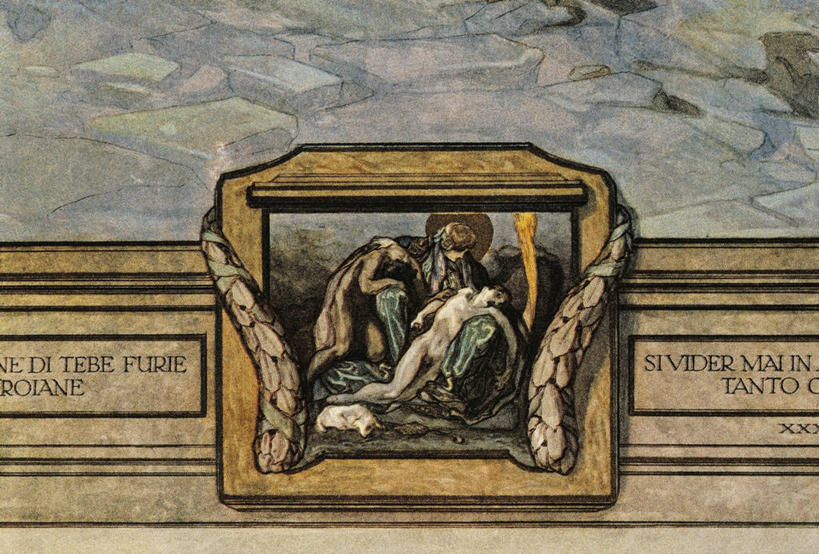 成年人,裸体,三个人,横图,插画,室外,白天,数码,科技,光晕,阴影,神话,网络,高光,几何,计算机图形,合成,图画,画,摄影,英文字母,安慰,电脑合成图,数码合成图,基督教,合成图,地狱,文学,漫画,写实,具体,具象,悲痛,圣人,美术工艺,男人,女人,拥抱,彩图