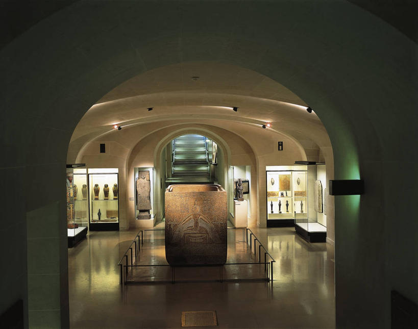 无人,横图,俯视,室内,白天,法国,巴黎,卢浮宫,首都,历史,摄影,照亮,考古学,法国文化,古埃及文明,古代文明,美术工艺,彩图,高角度拍摄,过去