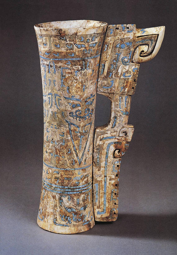 无人,竖图,花瓶,象牙,花纹,灰色背景,图案,历史,古代,一个,灰色,摄影,单个,中国文化,古代文明,美术工艺,彩图,影棚拍摄,商朝,过去